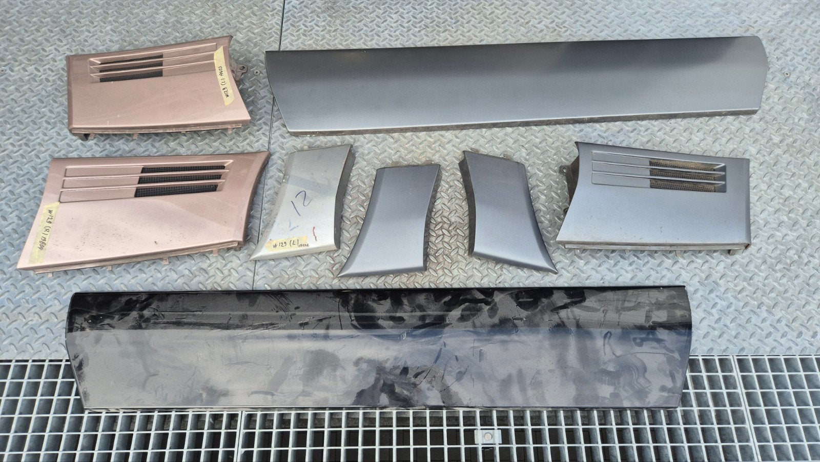 R129 mercedes sl panelen lijsten deur zijscherm bumpersteun, Ophalen of Verzenden, Nieuw, Voor, Bumper