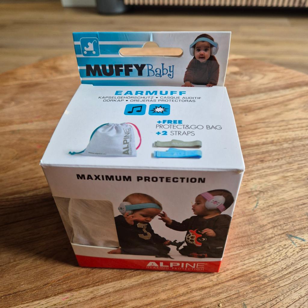 Alpine Muffy Baby gehoorbescherming voor baby's/kinderen, Ophalen, Zo goed als nieuw