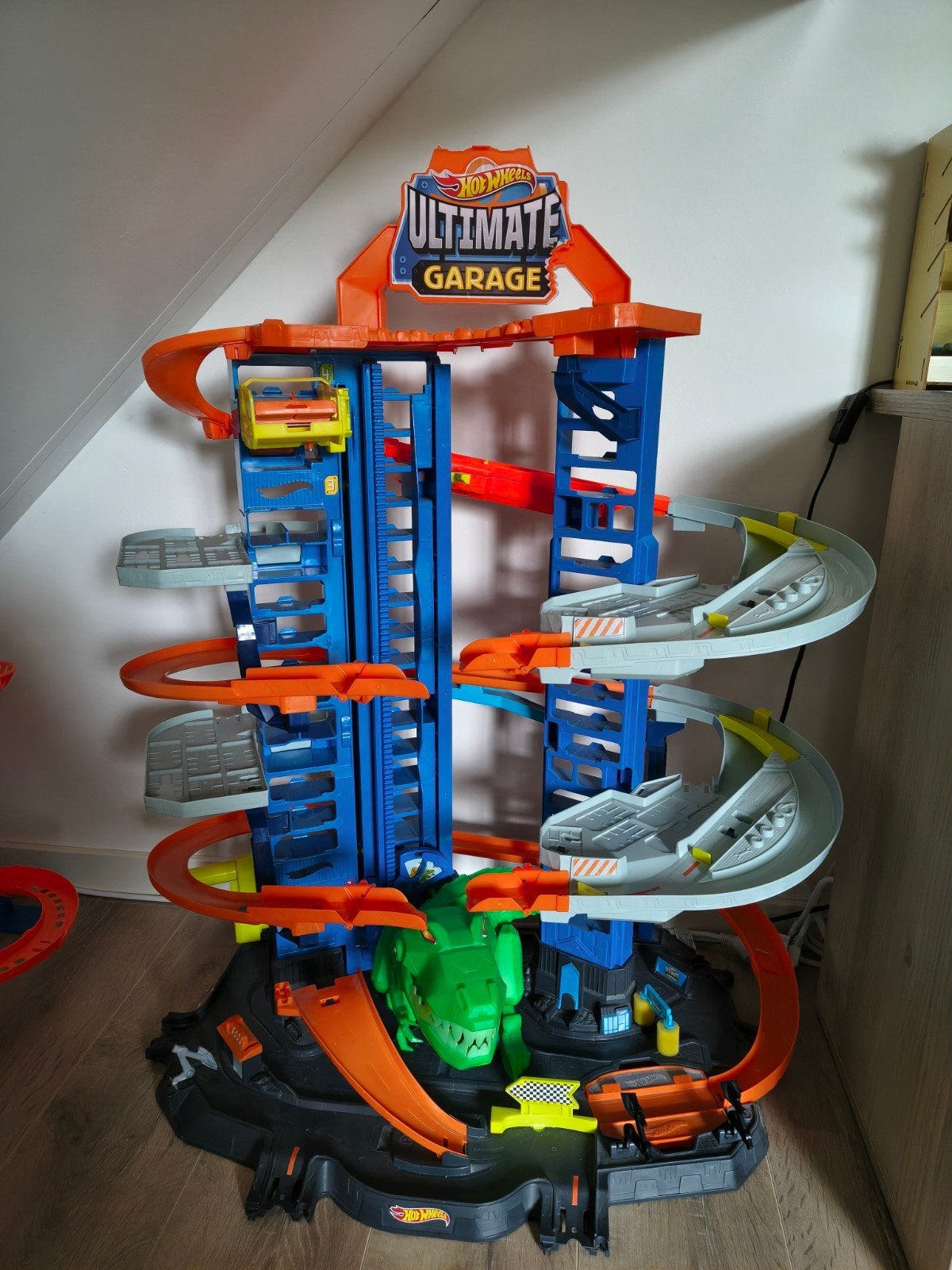 Hotwheels garage, Ophalen, Gebruikt, Handmatig, Hot Wheels