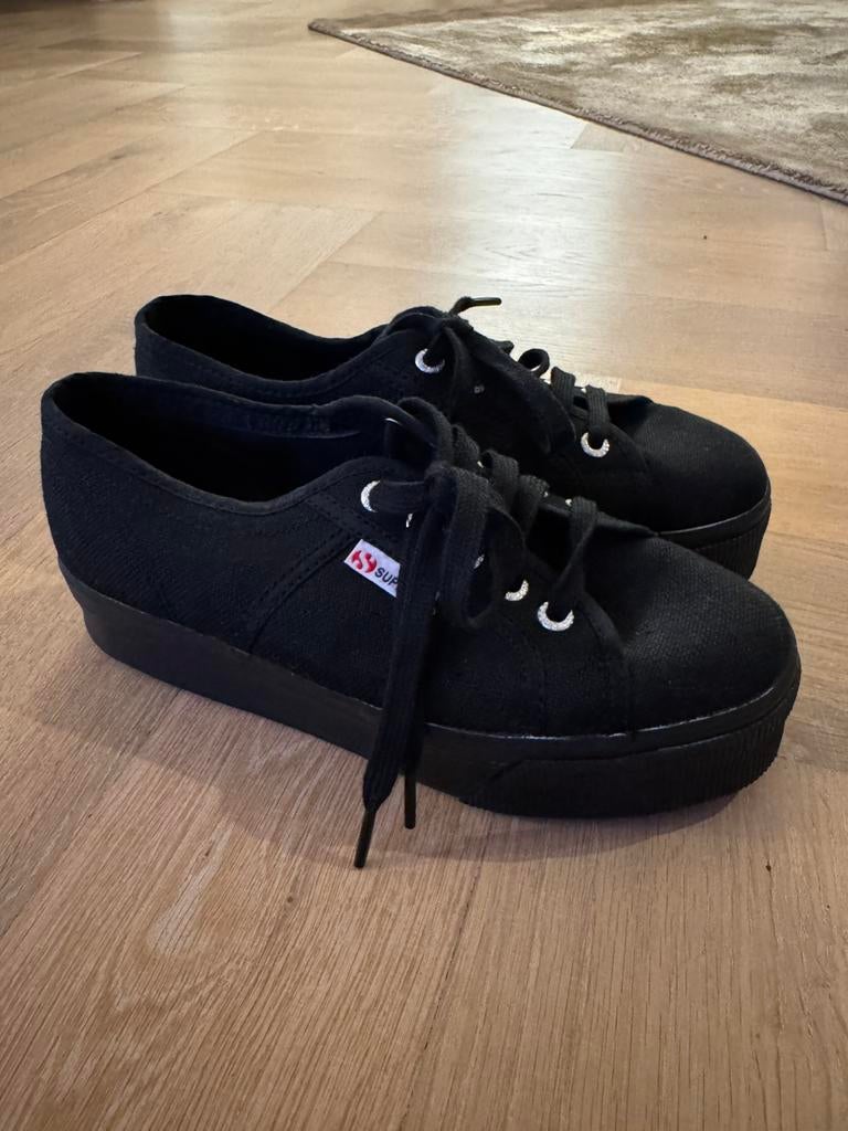 Superga schoenen 38 nieuw!, Ophalen of Verzenden, Nieuw, Zwart