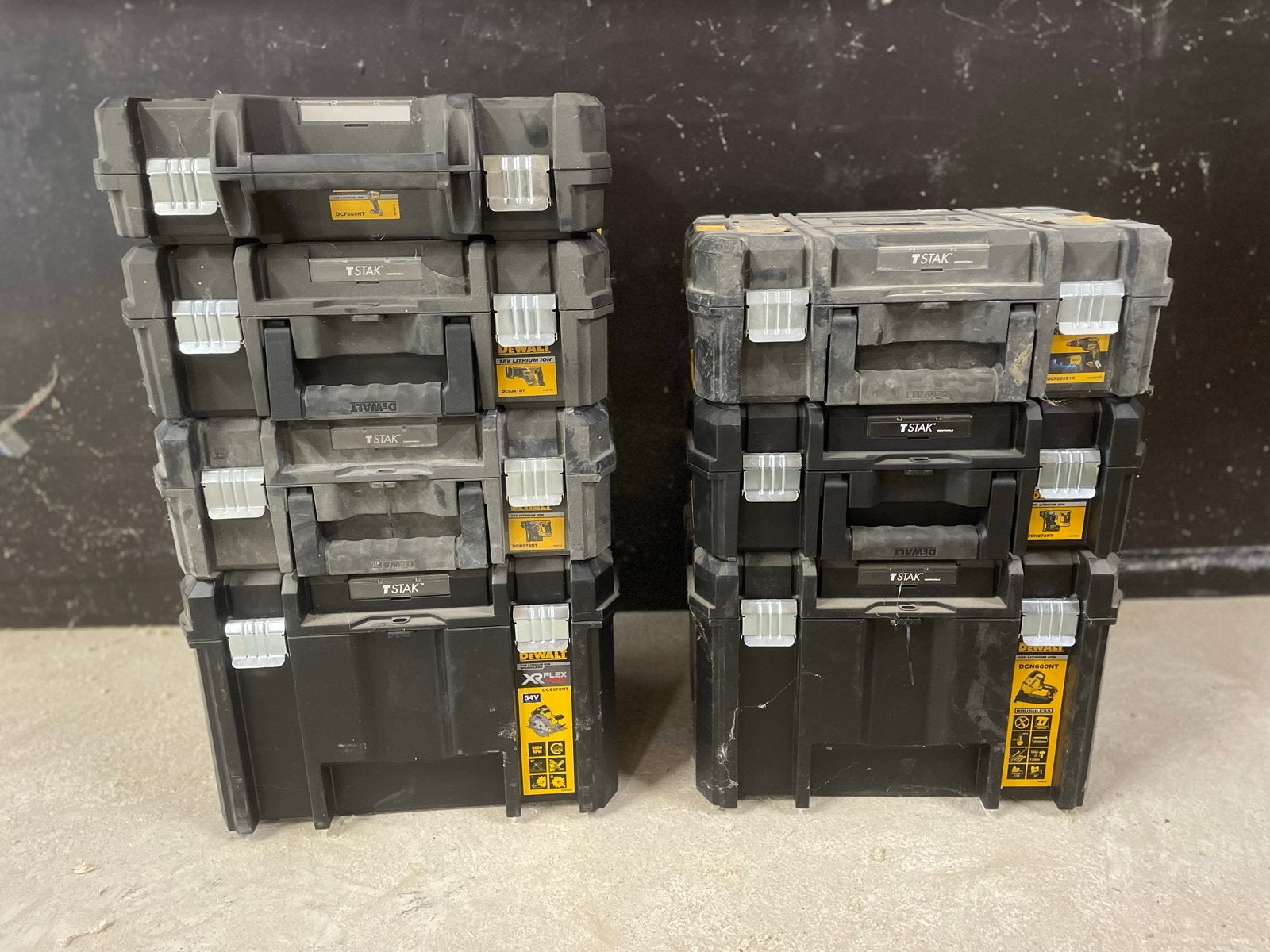 Dewalt TSTAK Koffers - Diverse Maten, Ophalen, Zo goed als nieuw