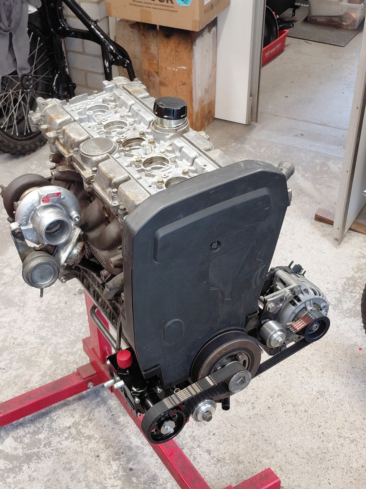 volvo T5 B5234T motor + bak, Auto-onderdelen, Ophalen, Gebruikt, Volvo