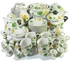 Geranium Villeroy en Boch servies onderdelen, Overige typen, Ophalen of Verzenden, Zo goed als nieuw, Overige stijlen