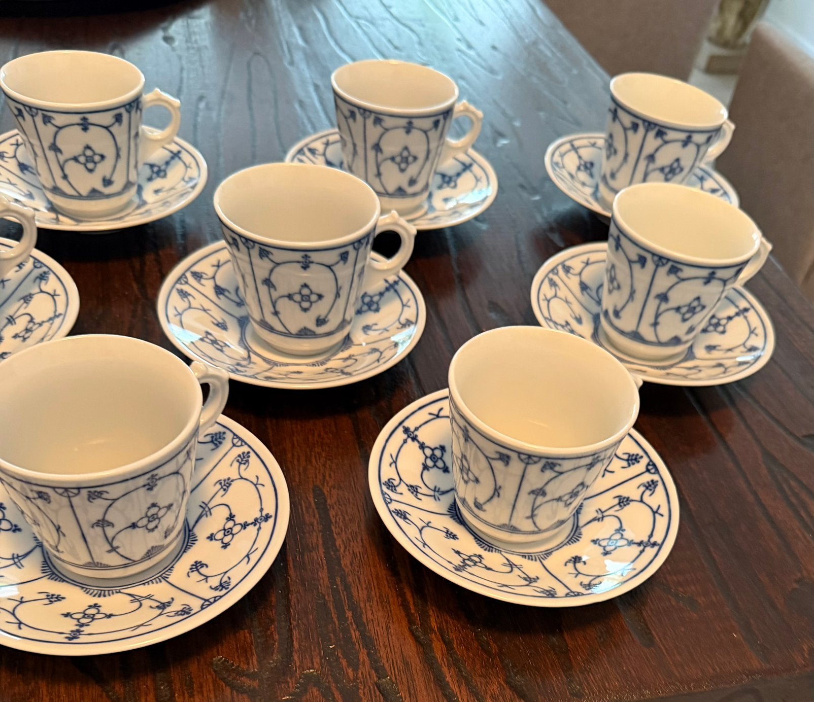 Kop en schotels Jäger Eisenberg - 10 stuks, Antiek en Kunst, Antiek | Servies compleet, Ophalen