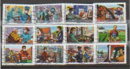 Postzegels Frankrijk, Ophalen of Verzenden, Gestempeld