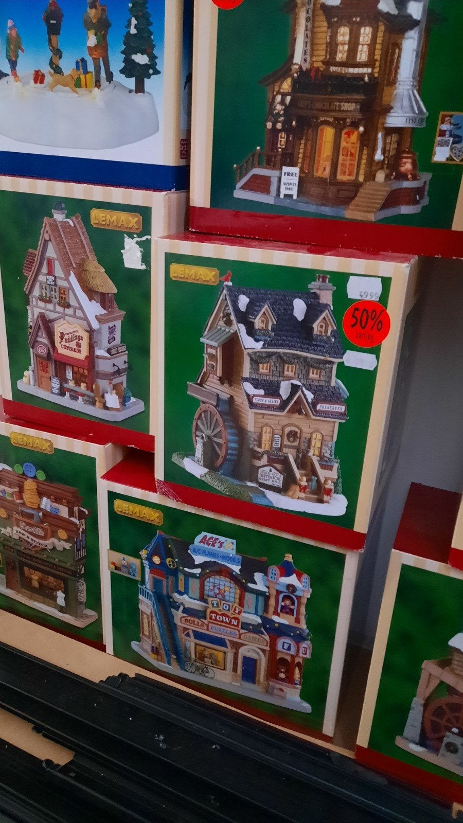 Lemax huisjes luville item kerstdorp myvillage in 1 koop, Ophalen