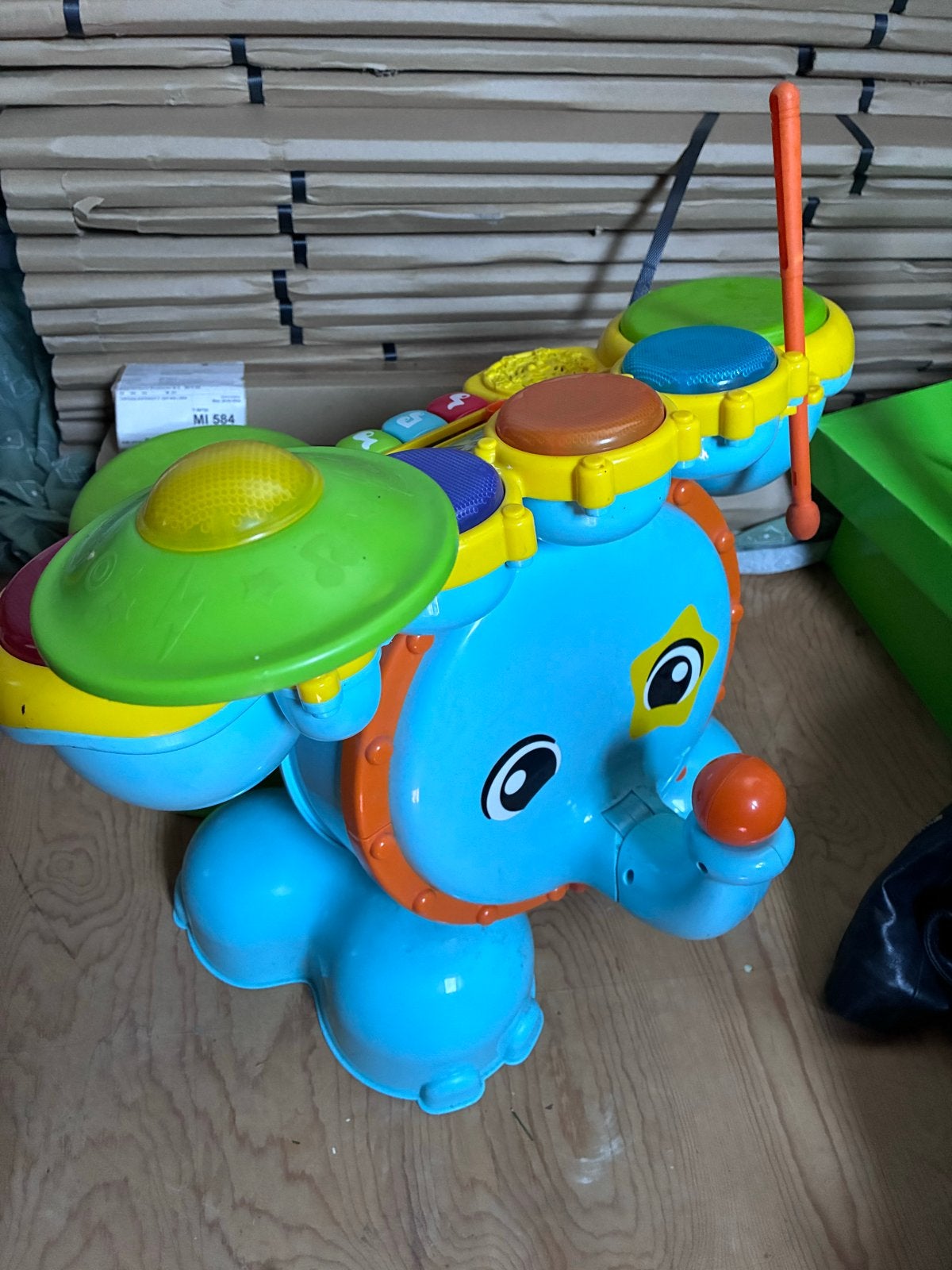 VTech Baby Olifant Drumstel met Licht en Geluid, Ophalen, Gebruikt, Overige typen, Met licht