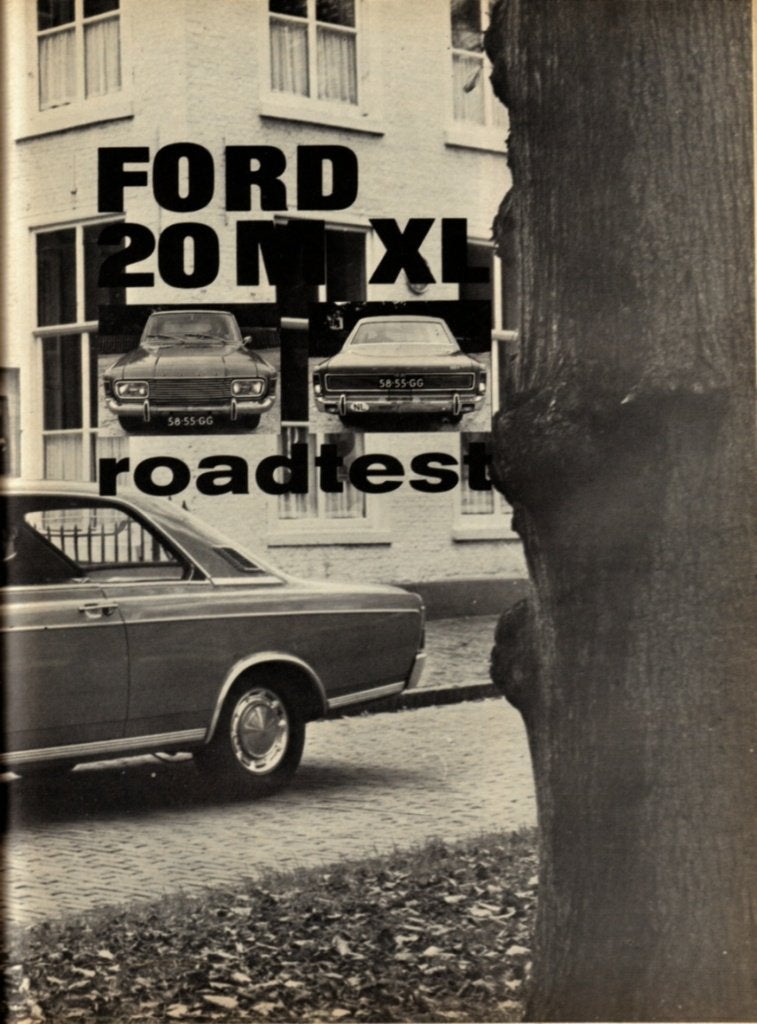 Autovisie test Ford 20M XL Oktober 1968, Ophalen of Verzenden, Gelezen, Ford