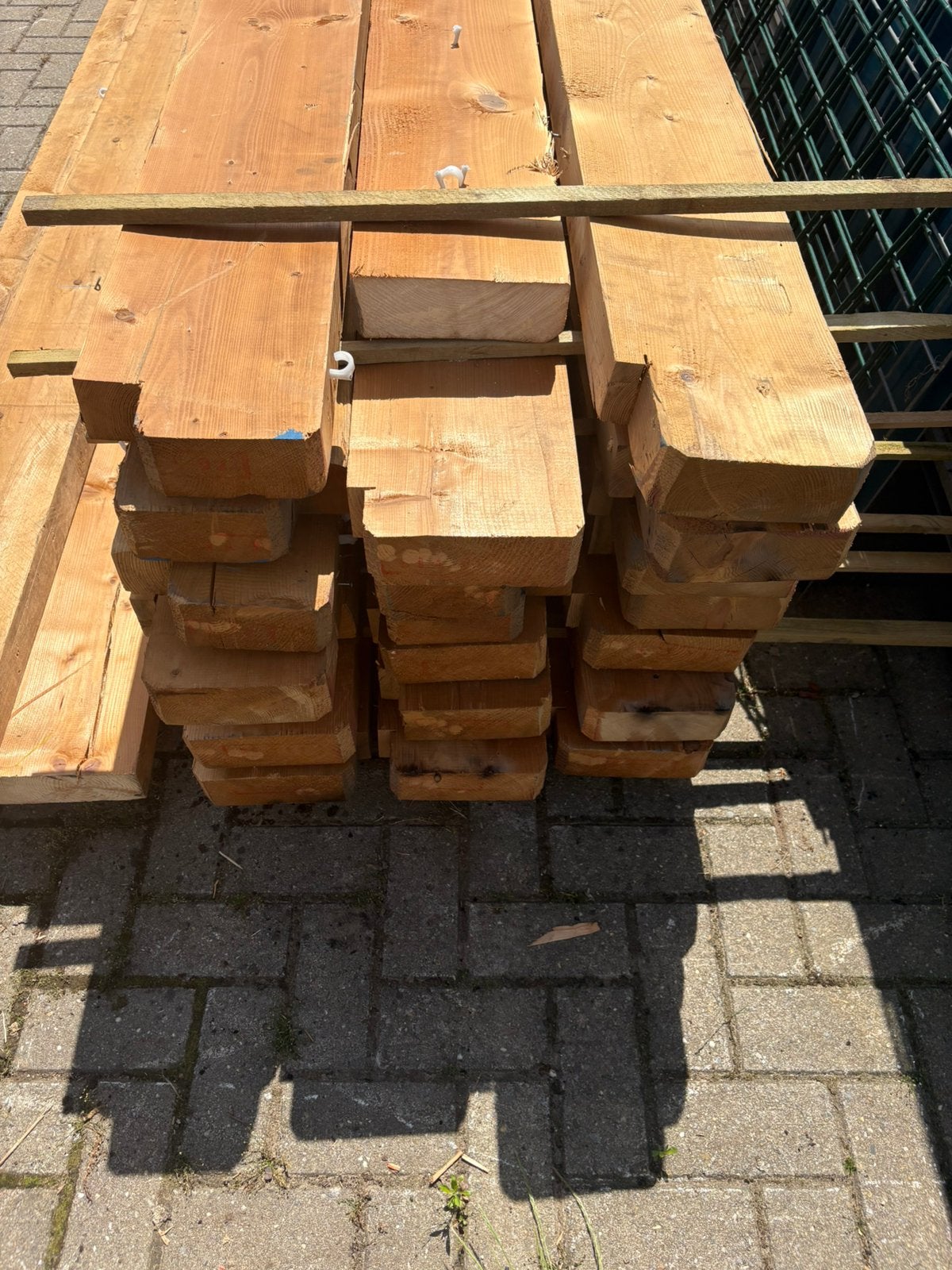 Balken en planken, Doe-het-zelf en Verbouw, Hout en Planken, Ophalen, Balk, Vuren, 50 mm of meer