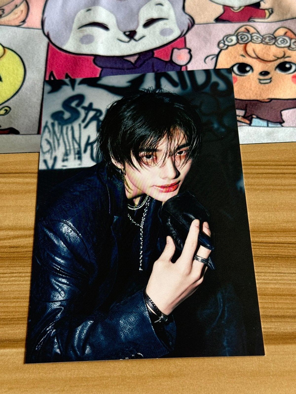 Stray Kids Hyunjin postcard, Ophalen of Verzenden, Zo goed als nieuw, Foto of Kaart