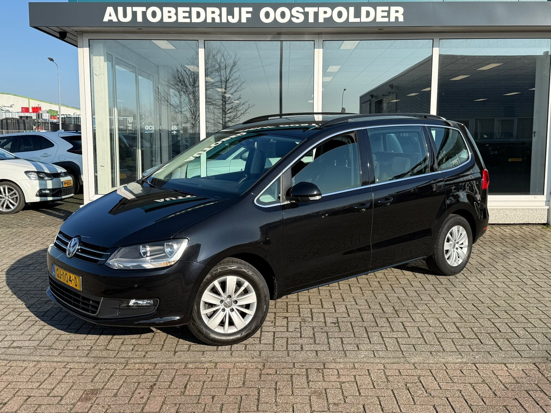 Volkswagen Sharan 1.4 TSI Comfortline 7 persoons, Auto's, Voorwielaandrijving, Euro 5, Stof, Zwart