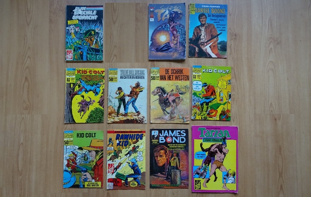 Comics, klein stapeltje, Boeken, Meerdere comics, Ophalen of Verzenden, Gelezen, Europa