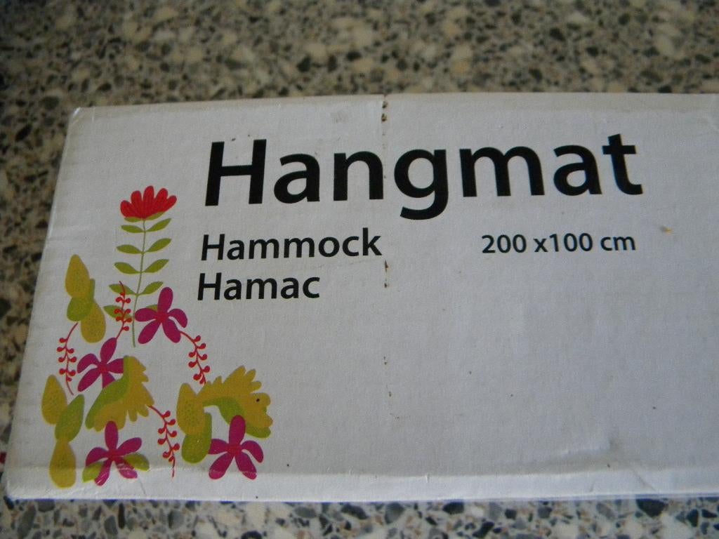 Hangmat nieuw in doos, Tuin en Terras, Hangmatten, Opvouwbaar, Nieuw, Ophalen of Verzenden, Eenpersoons