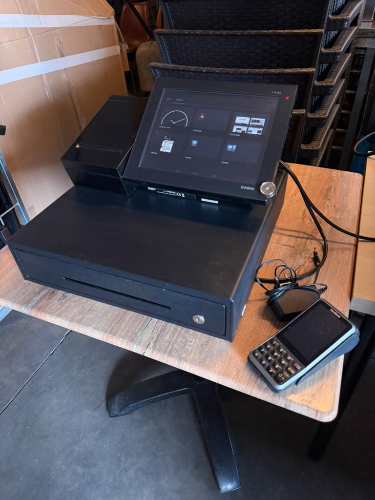 Casio V-R200 Android Kassasysteem (POS) + Geldlade, Computers en Software, Gebruikt, ., Casio, .
