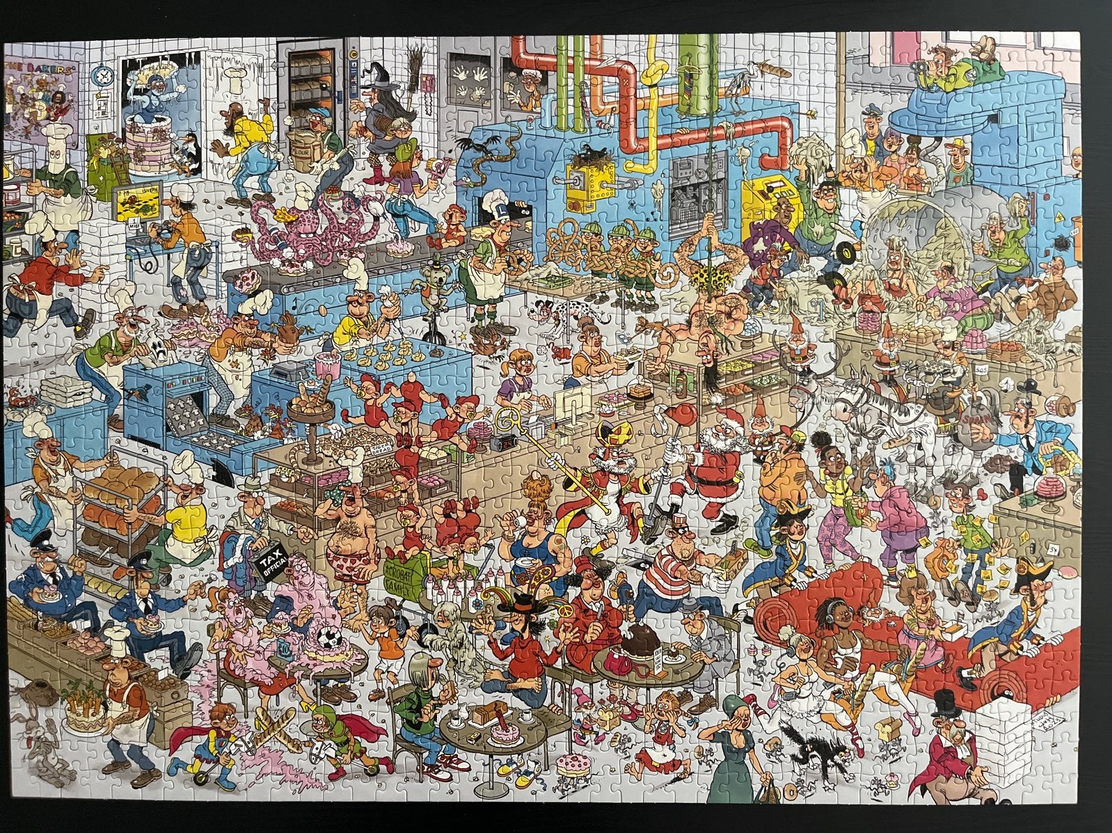 Jan van Haasteren puzzel De Bakkerij 1000 stukjes, Ophalen, 500 t/m 1500 stukjes, Gebruikt, Legpuzzel