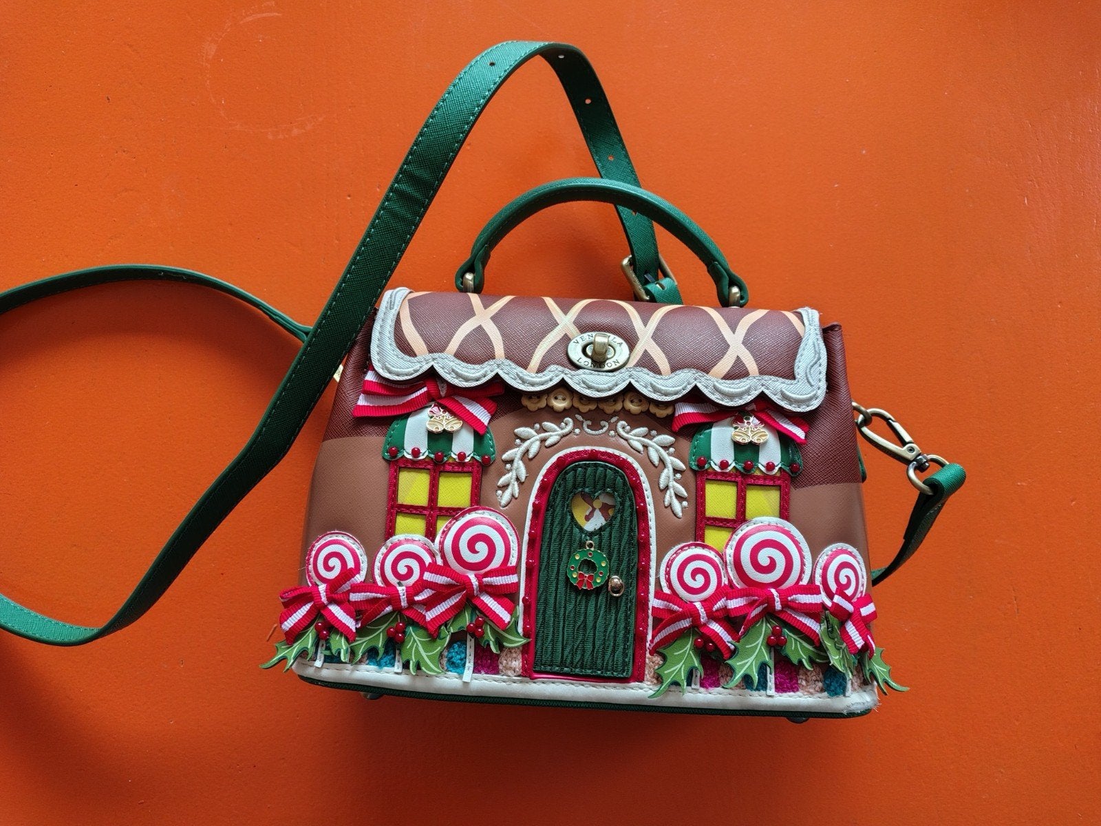 Vendula London gingerbread houses mini grace tas, Ophalen of Verzenden, Zo goed als nieuw