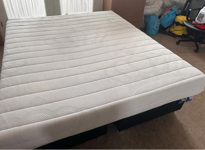 Auping Inizio matras 180x210 soft - zo goed als nieuw, 210 cm, Tweepersoons, Ophalen of Verzenden, Zo goed als nieuw
