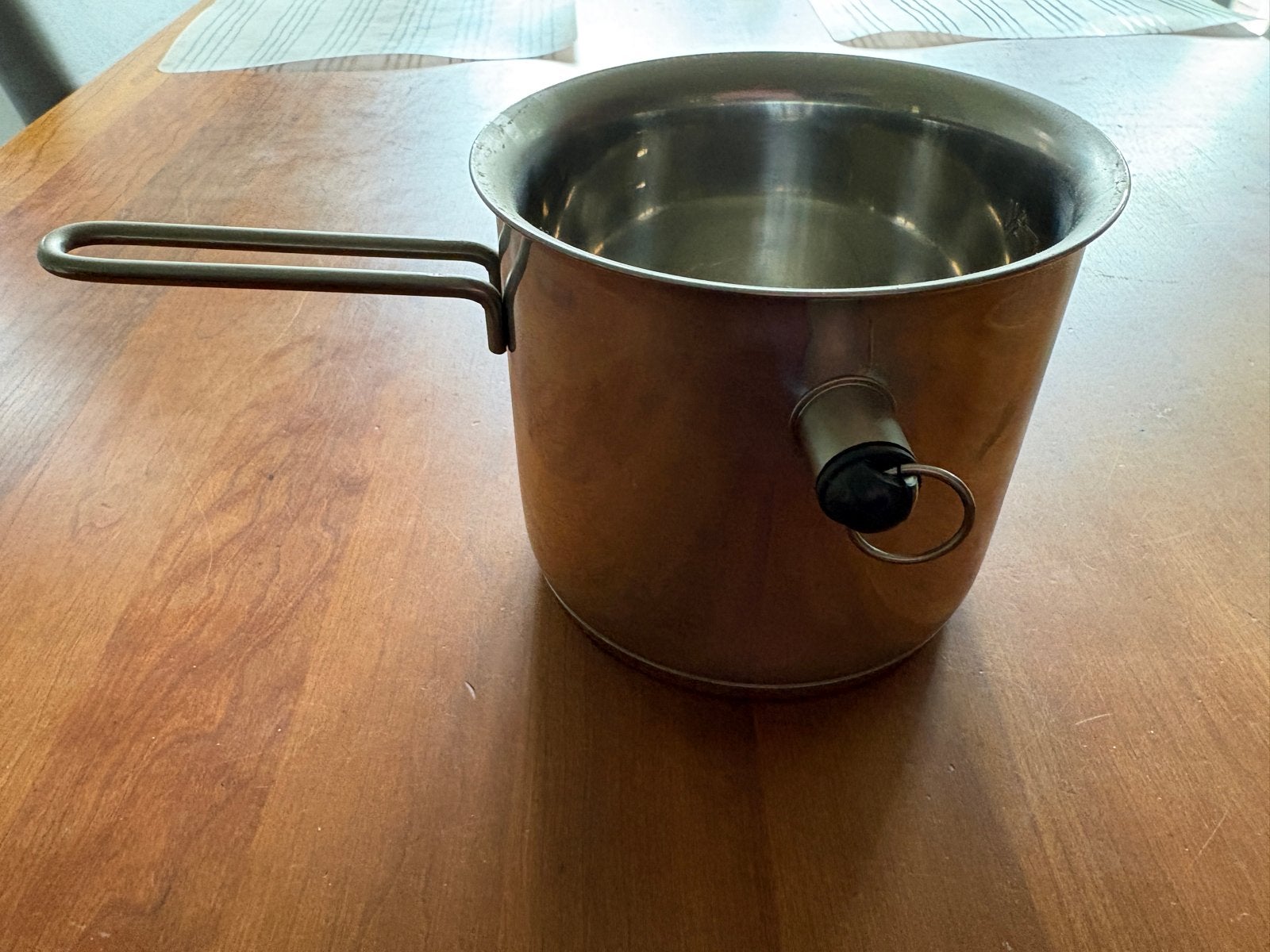 Au bain marie steelpan met maataanduiding, Huis en Inrichting, Ophalen, Gebruikt, Overige materialen, Overige typen