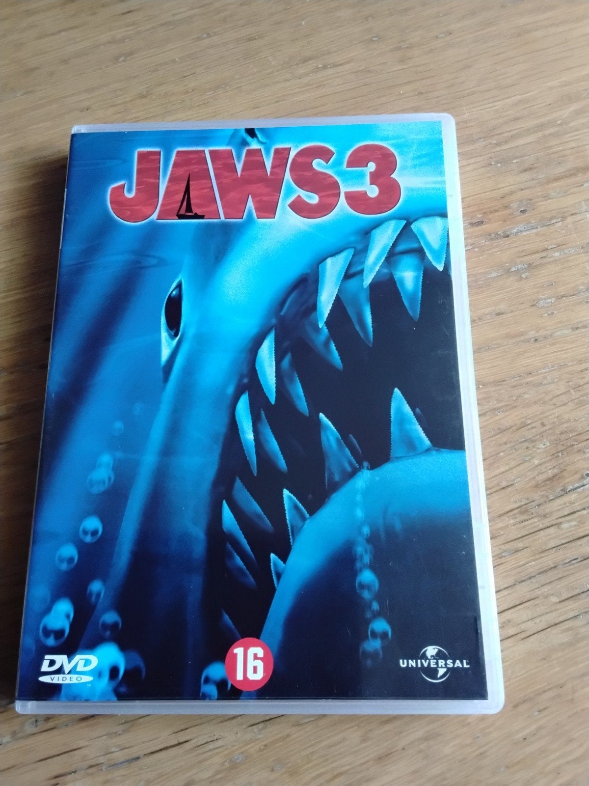 Jaws 3, Cd's en Dvd's, Ophalen, 1980 tot heden, Zo goed als nieuw, Vanaf 12 jaar