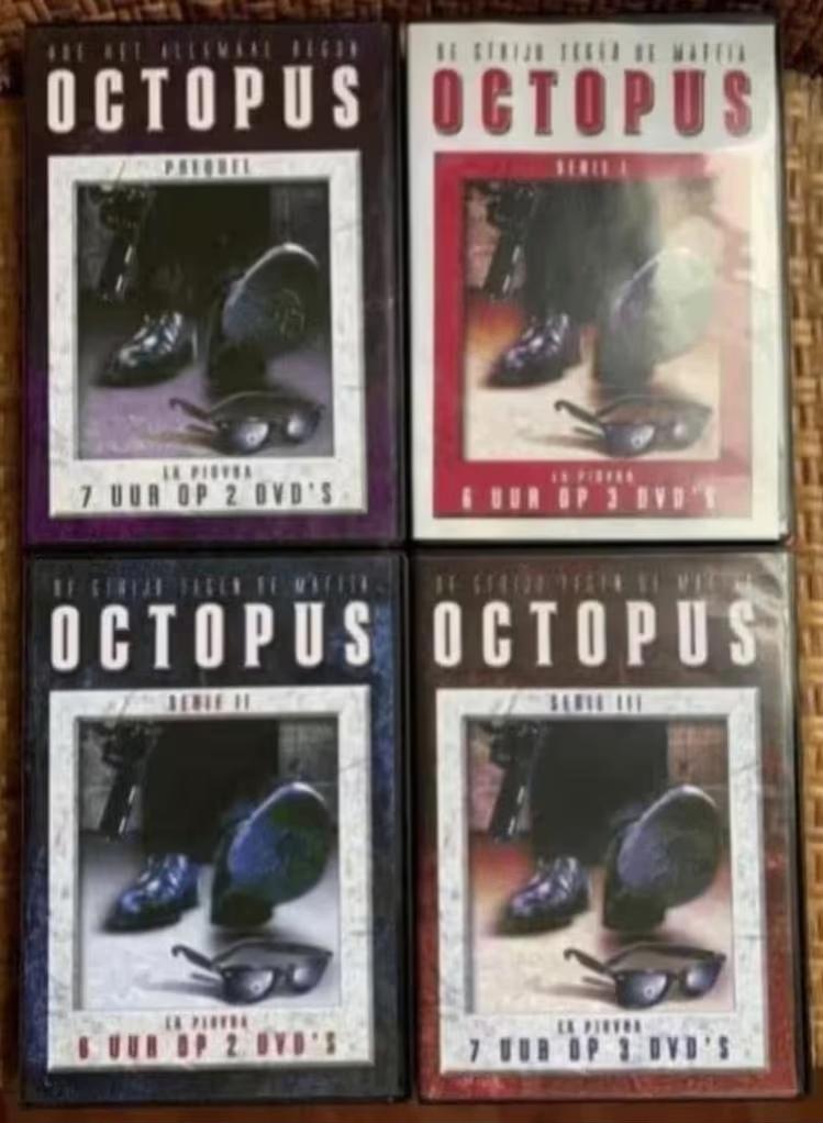 2-3-DVD Octopus; Prequel en Serie I, II, III; strijd maffia, Cd's en Dvd's, Dvd's | Tv en Series, Vanaf 12 jaar, Ophalen of Verzenden