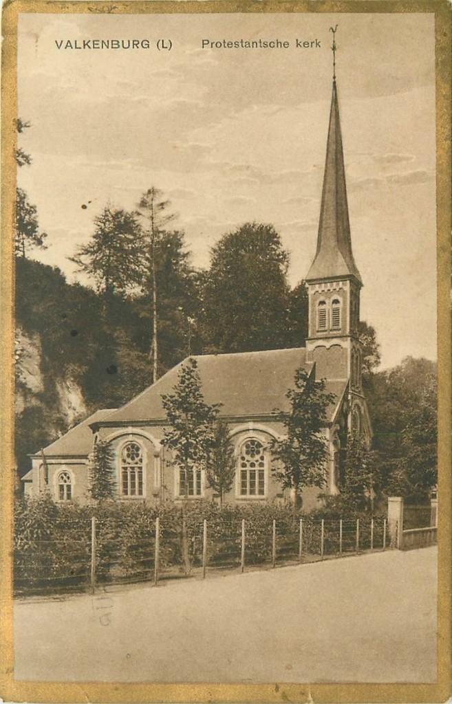 701-360-027 Valkenburg Protestantsche Kerk, Verzamelen, Ansichtkaarten | Nederland, Limburg, Voor 1920, Verzenden