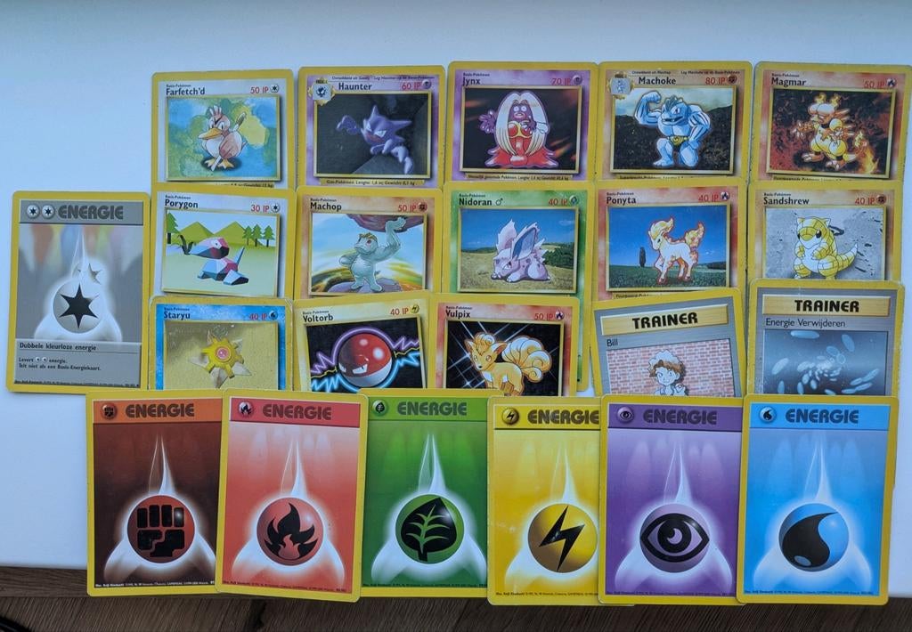 Pokémon Kaarten Collectie Base Set Nederlands, Verzenden, Gebruikt, Meerdere kaarten