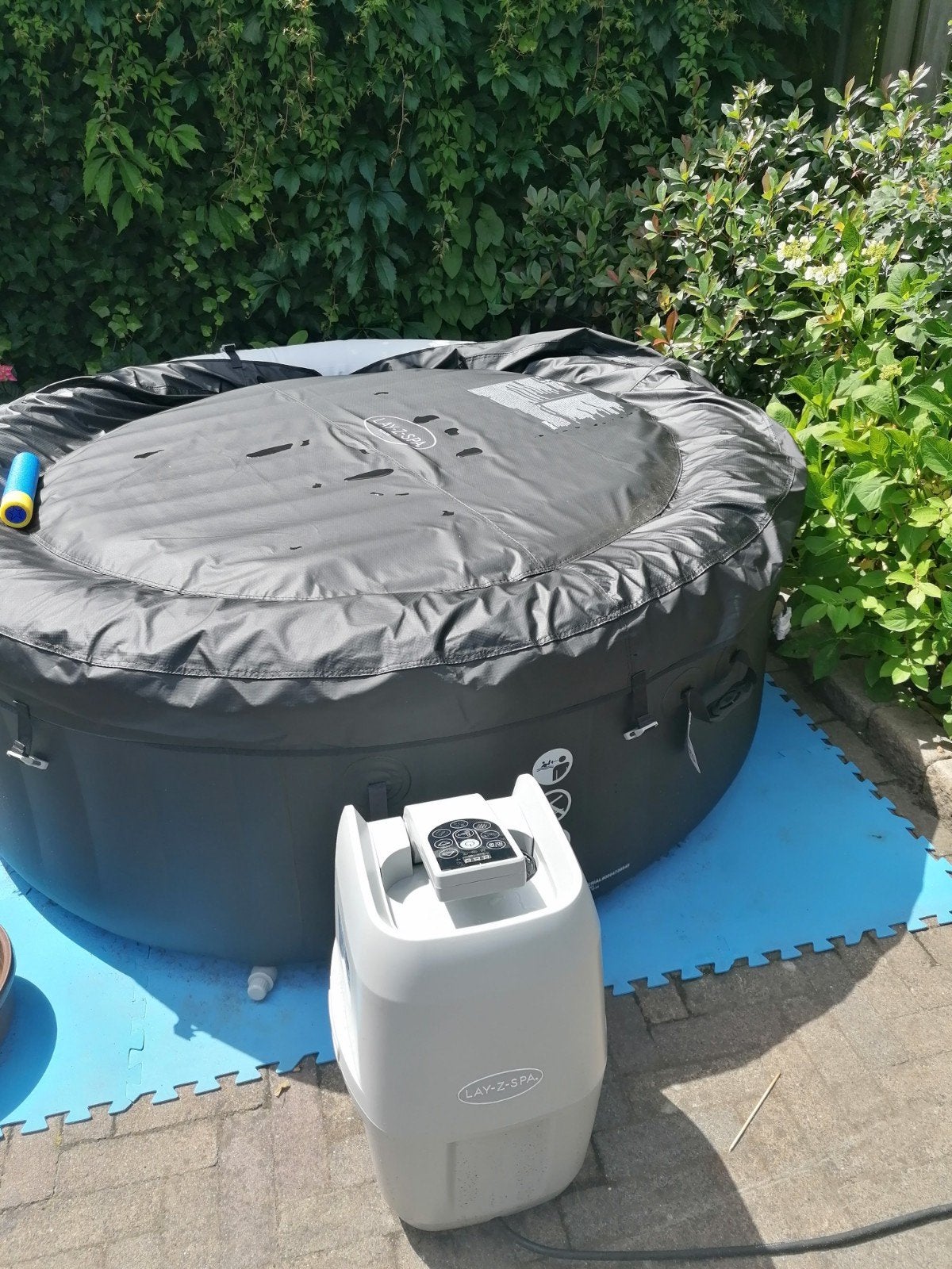 Lay-Z-Spa opblaasbare jacuzzi met pomp, Ophalen, Gebruikt, Opblaaszwembad, Rond