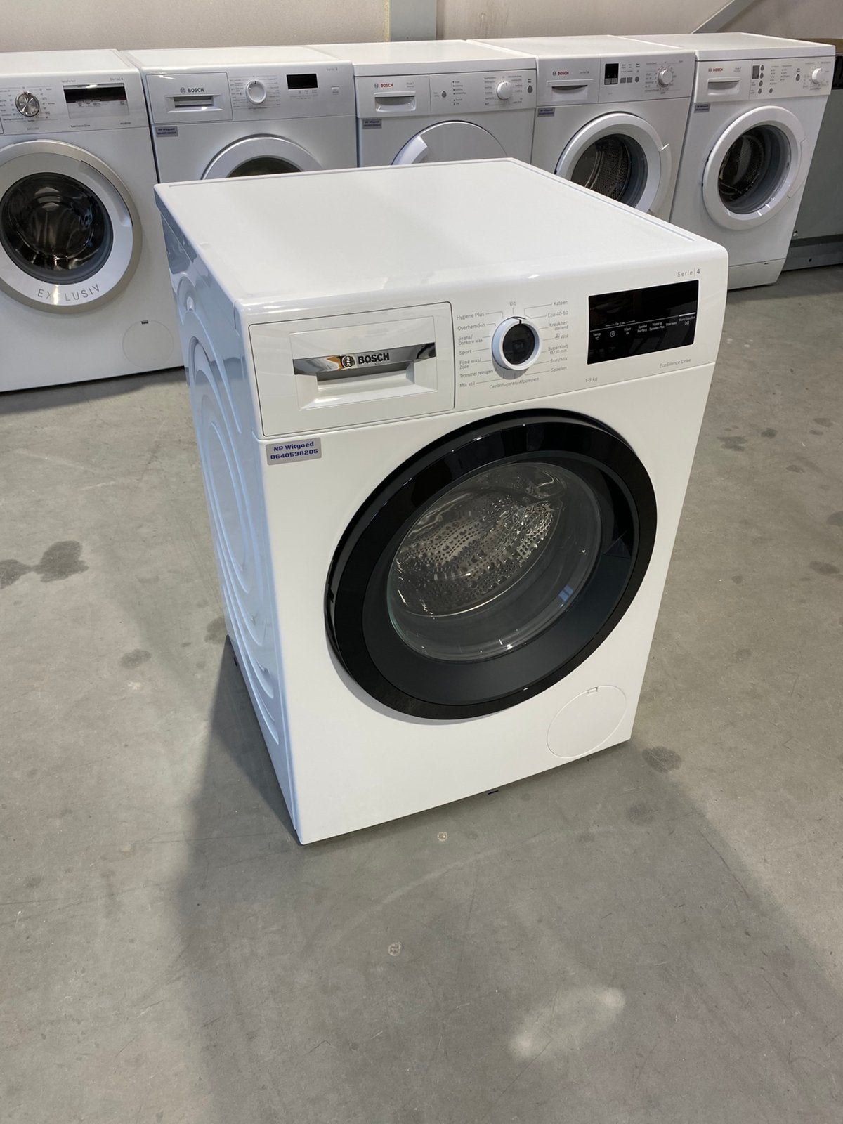 Bosch Serie 4 Wasmachine 8KG! 1 Jaar oud! Garantie! Nieuw!, Ophalen, 1200 tot 1600 toeren, 8 tot 10 kg, Energieklasse A of zuiniger