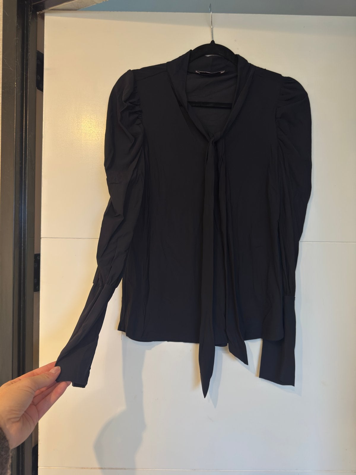 Studio Anneloes Travelstof Blouse Zwart Maat XS, Ophalen of Verzenden, Zo goed als nieuw, Maat 34 (XS) of kleiner, Zwart