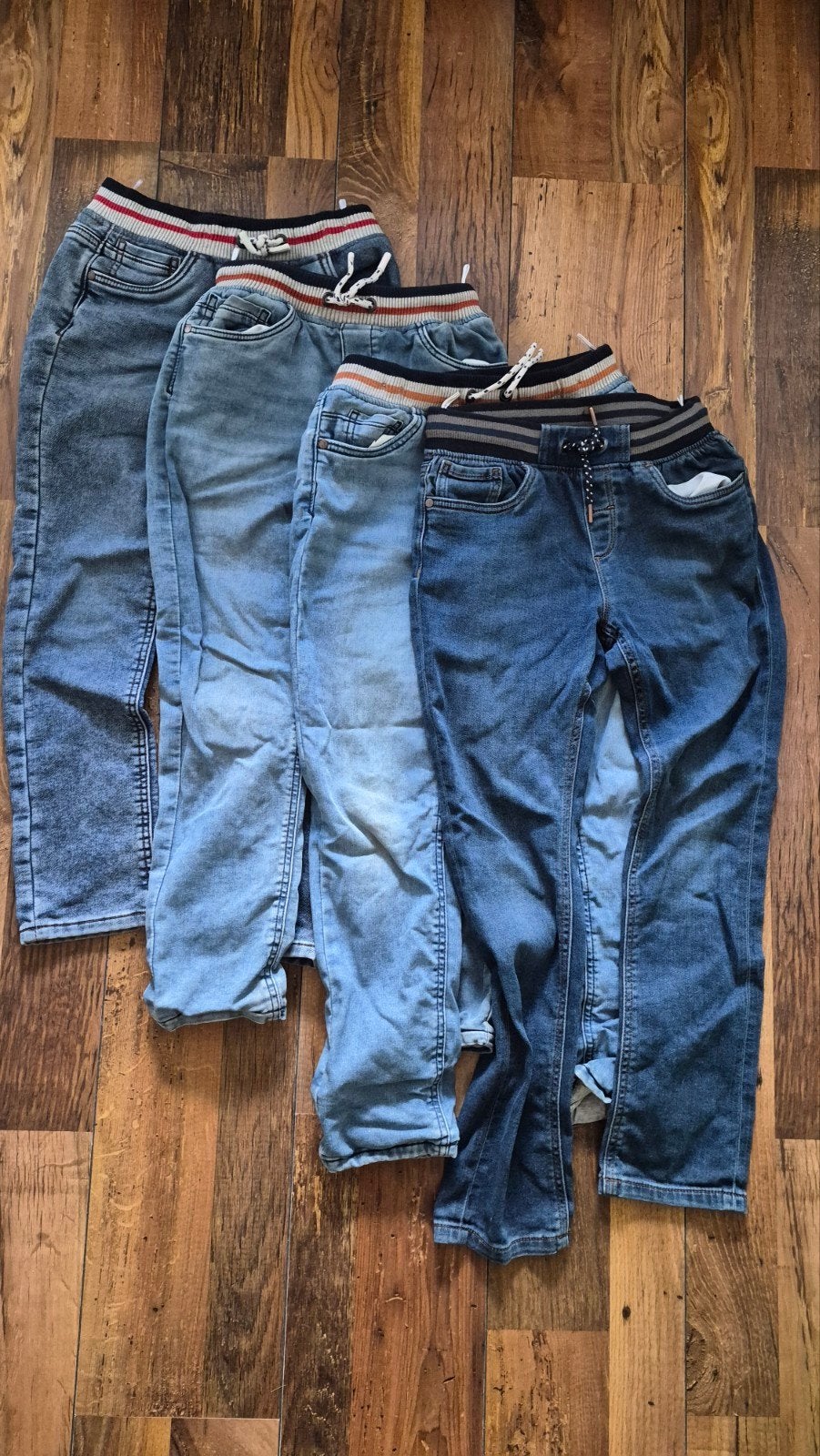Stretch spijkerbroeken jongens C&A, maat 140, Kinderen en Baby's, Broek, Gebruikt, C&A, Ophalen of Verzenden