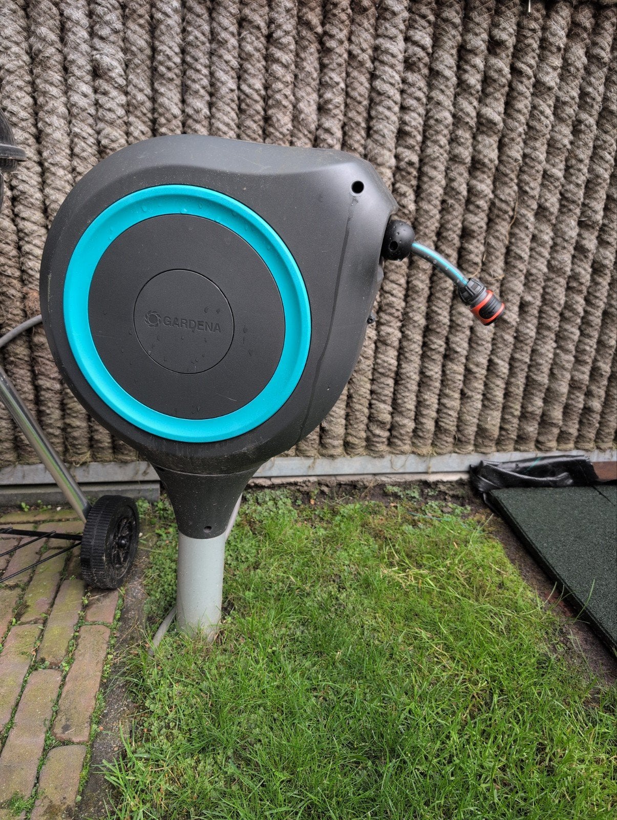 Slanghaspel Gardena 15 meter, Ophalen, Gebruikt, Tuinslanghaspel