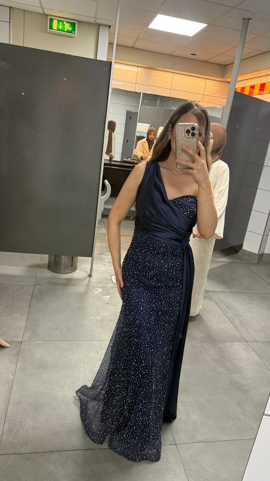 Abiye / avondjurk maat 36, Kleding | Dames, Galajurk, Blauw, Ophalen of Verzenden, Zo goed als nieuw