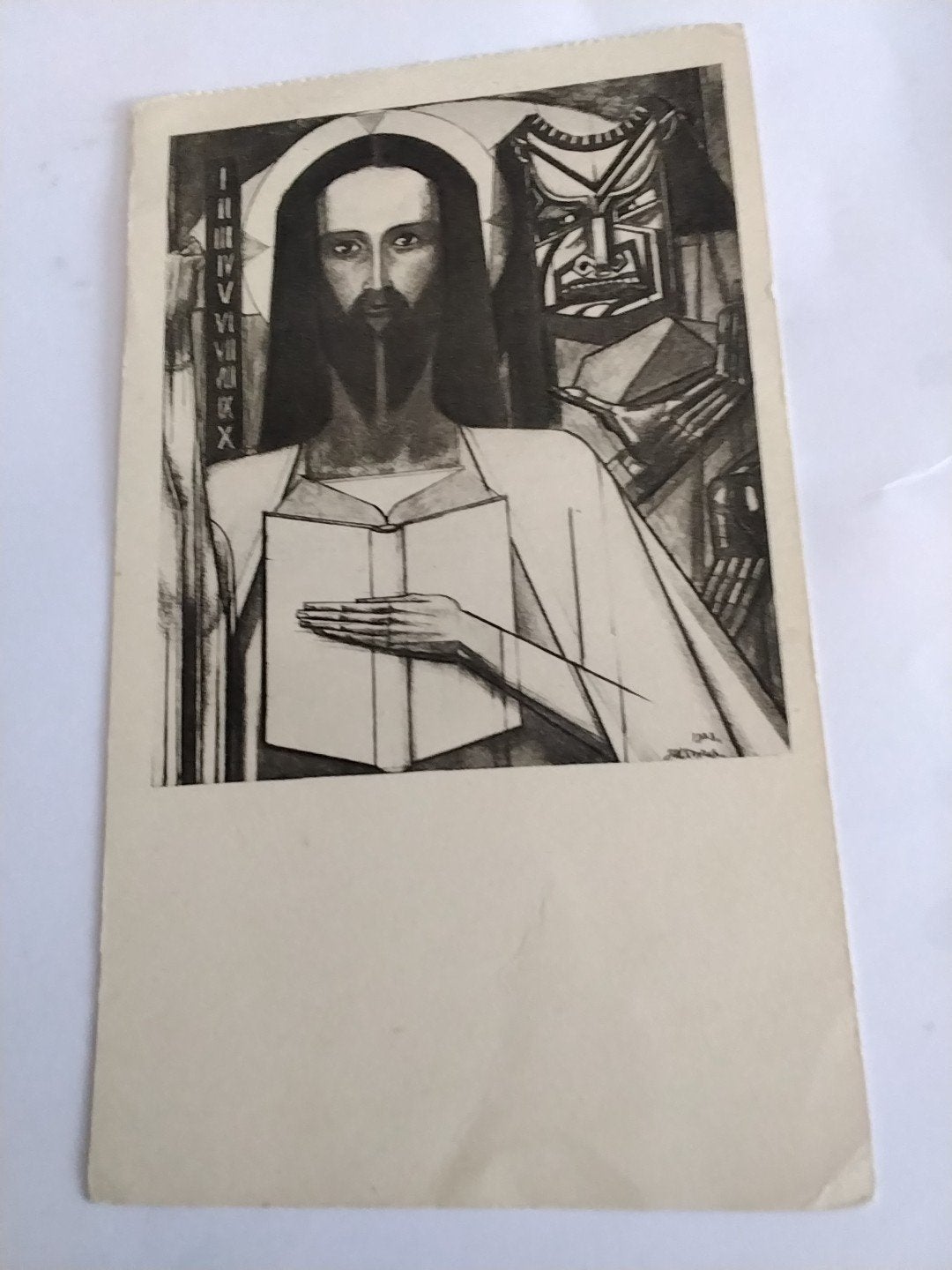 JAN TOOROP. CHRISTUS IN DEVWOESTIJN, Ophalen of Verzenden, Voor 1920, Sterren en Beroemdheden
