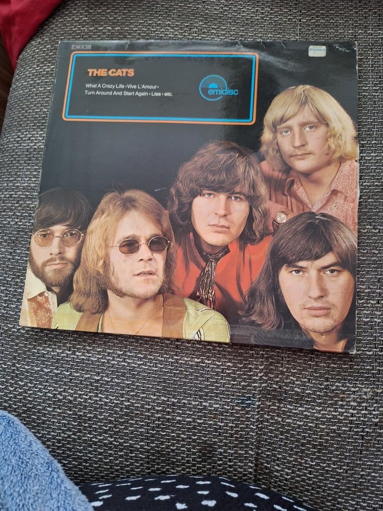 The Cats - Emidisc LP (What A Crazy Life, Vive L'Amour), Ophalen of Verzenden, 1960 - 1969, Gebruikt, 12 inch