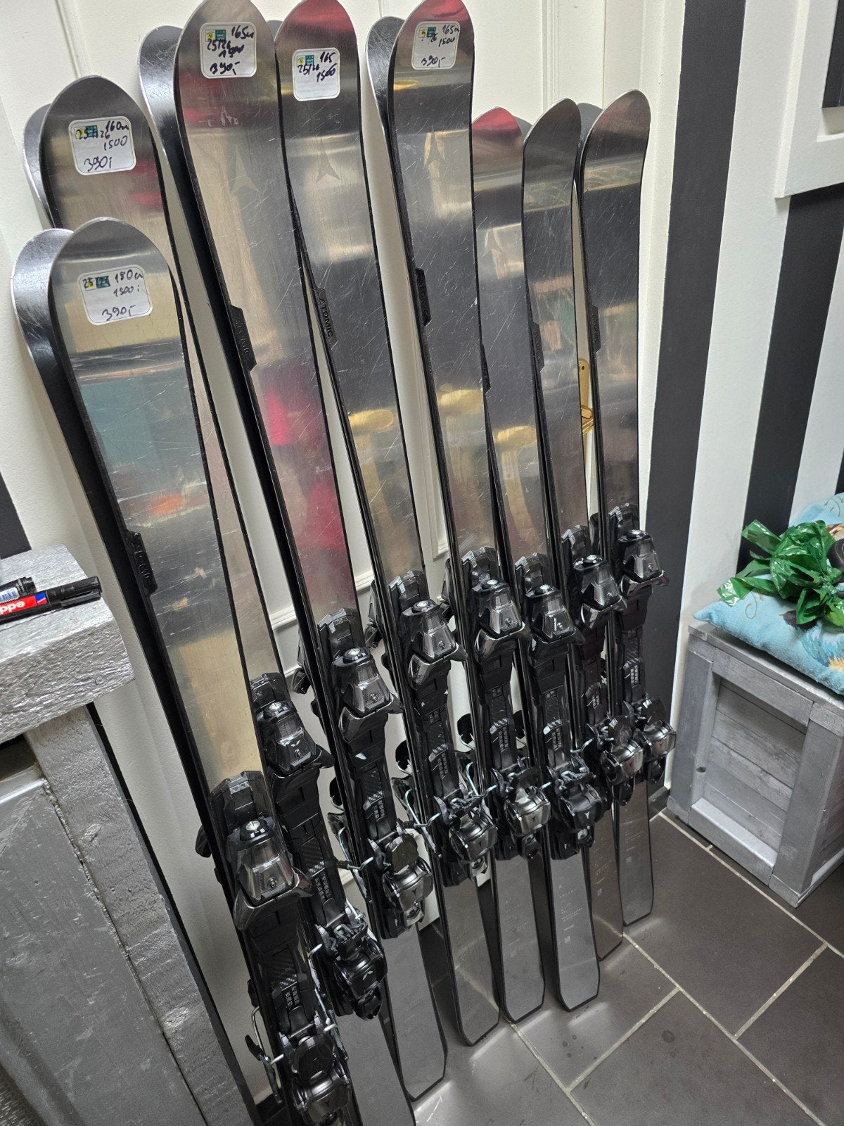 165 160 155 150 2025 ATOMIC VOLANT 5000 NP 1500€ LUXE SKIS, 160 tot 180 cm, Gebruikt, Atomic volant, Ophalen of Verzenden