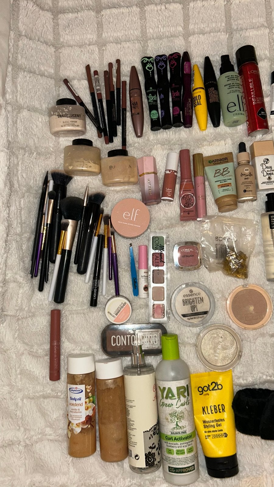 Grote make-up en beauty producten collectie, Sieraden, Tassen en Uiterlijk, Overige kleuren, Gehele gezicht, Ophalen of Verzenden