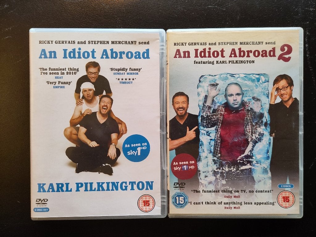 An Idiot Abroad 1 & 2 Ricky Gervais, Cd's en Dvd's, Vanaf 16 jaar, Verzenden, Seizoen 1, Engels