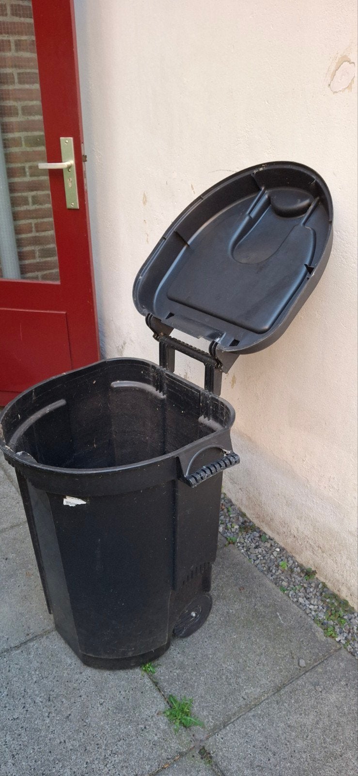 Multifunctionele rolcontainer inhoud 200 liter, Ophalen