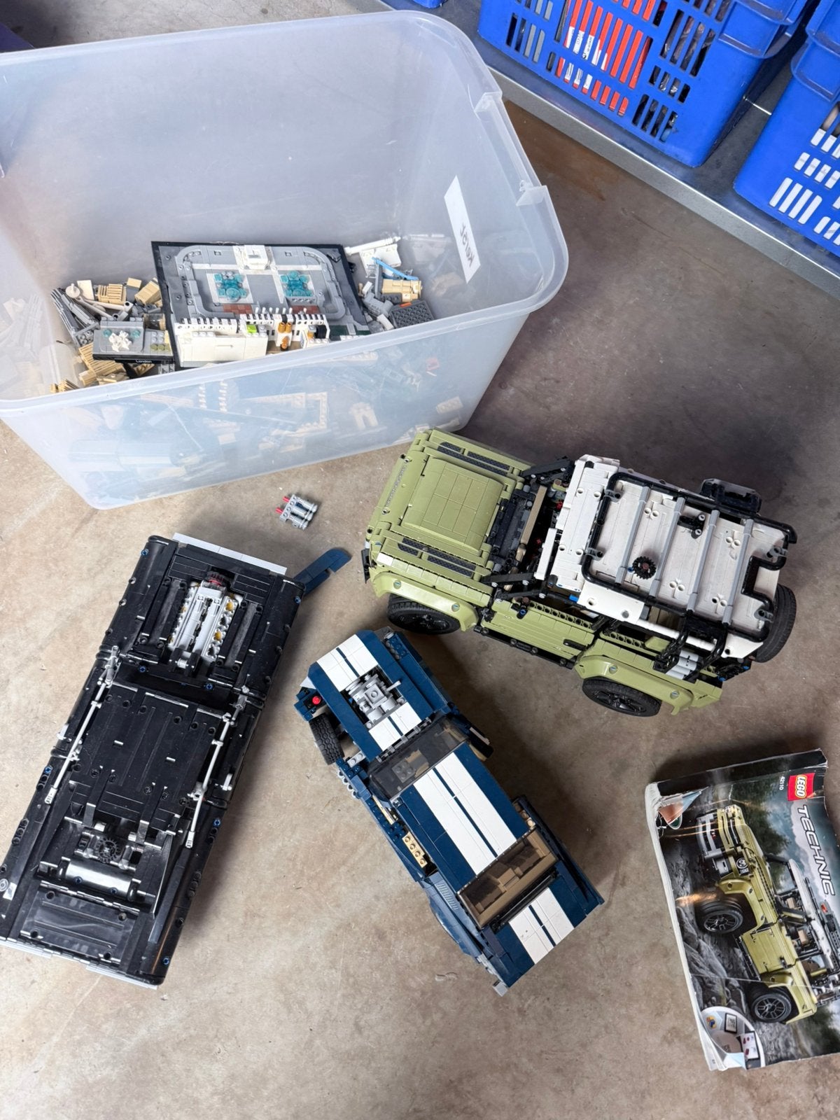 Partij LEGO Technic, Creator, Architecture-Defender, Mustang, Ophalen of Verzenden, Gebruikt