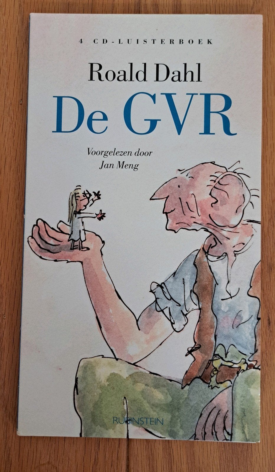 Roald Dahl - De GVR (4 CD-luisterboek), Boeken, Ophalen of Verzenden, Roald Dahl, Cd, Kind