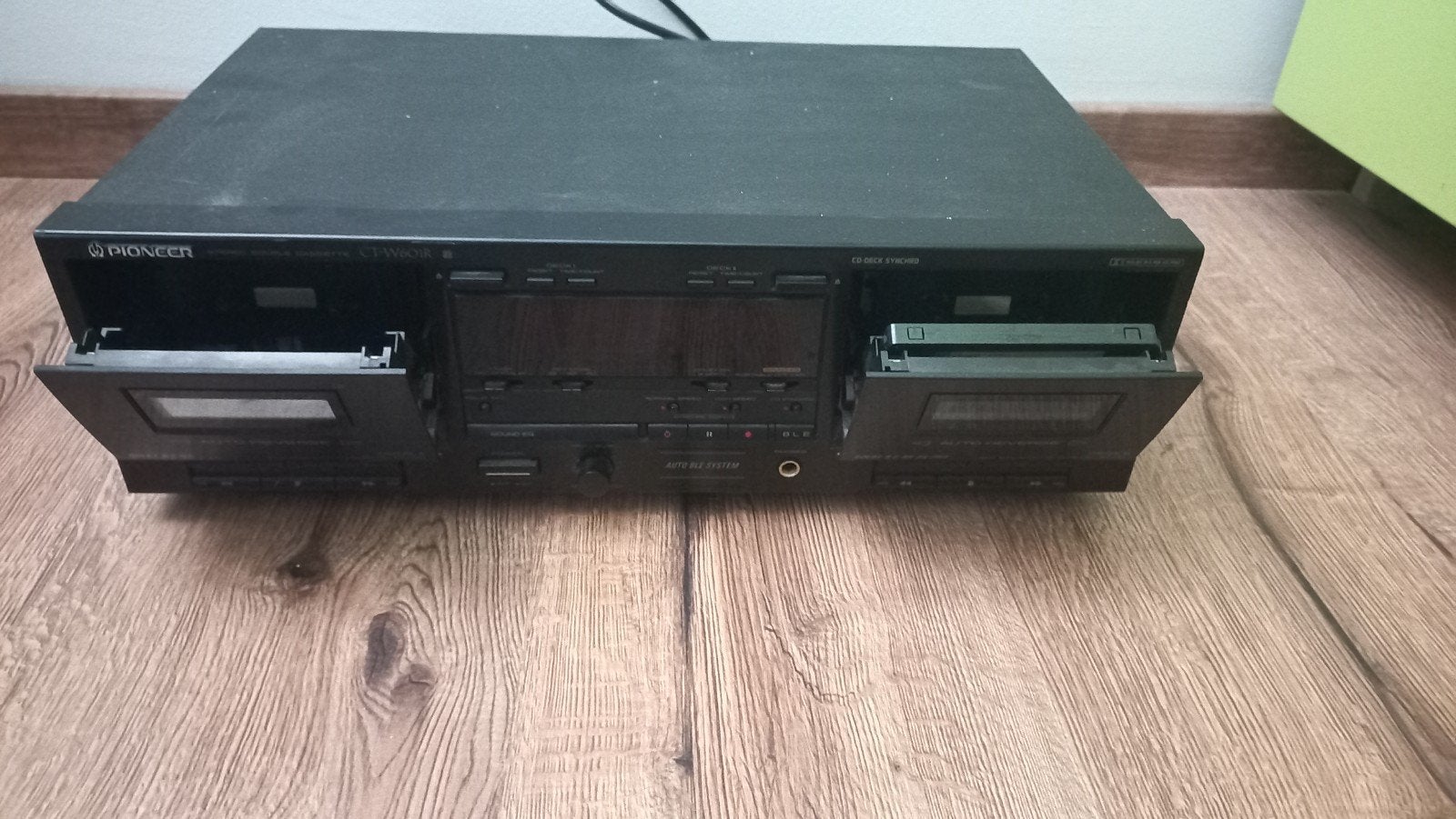 Pioneer CT-W601R 2xCassettedeck - Voor onderdelen/liefhe, Ophalen of Verzenden, Dubbel, Tiptoetsen