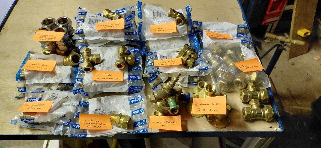 Diverse knelkoppelingen, Ophalen, Minder dan 30 cm, Overige typen, Minder dan 60 cm