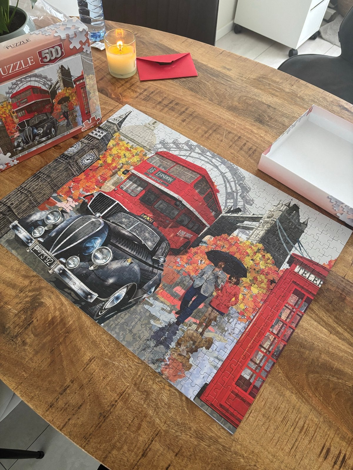 GRATIS OPHALEN Legpuzzel Londen 500 stukjes, Ophalen, 500 t/m 1500 stukjes, Nieuw, Legpuzzel