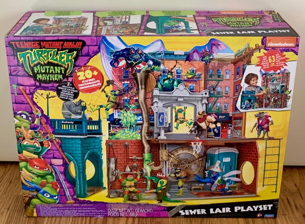 Sewer Lair Playset [TMNT Mutant Mayhem] New, Kinderen en Baby's, Speelgoed | Actiefiguren, Nieuw, Ophalen of Verzenden