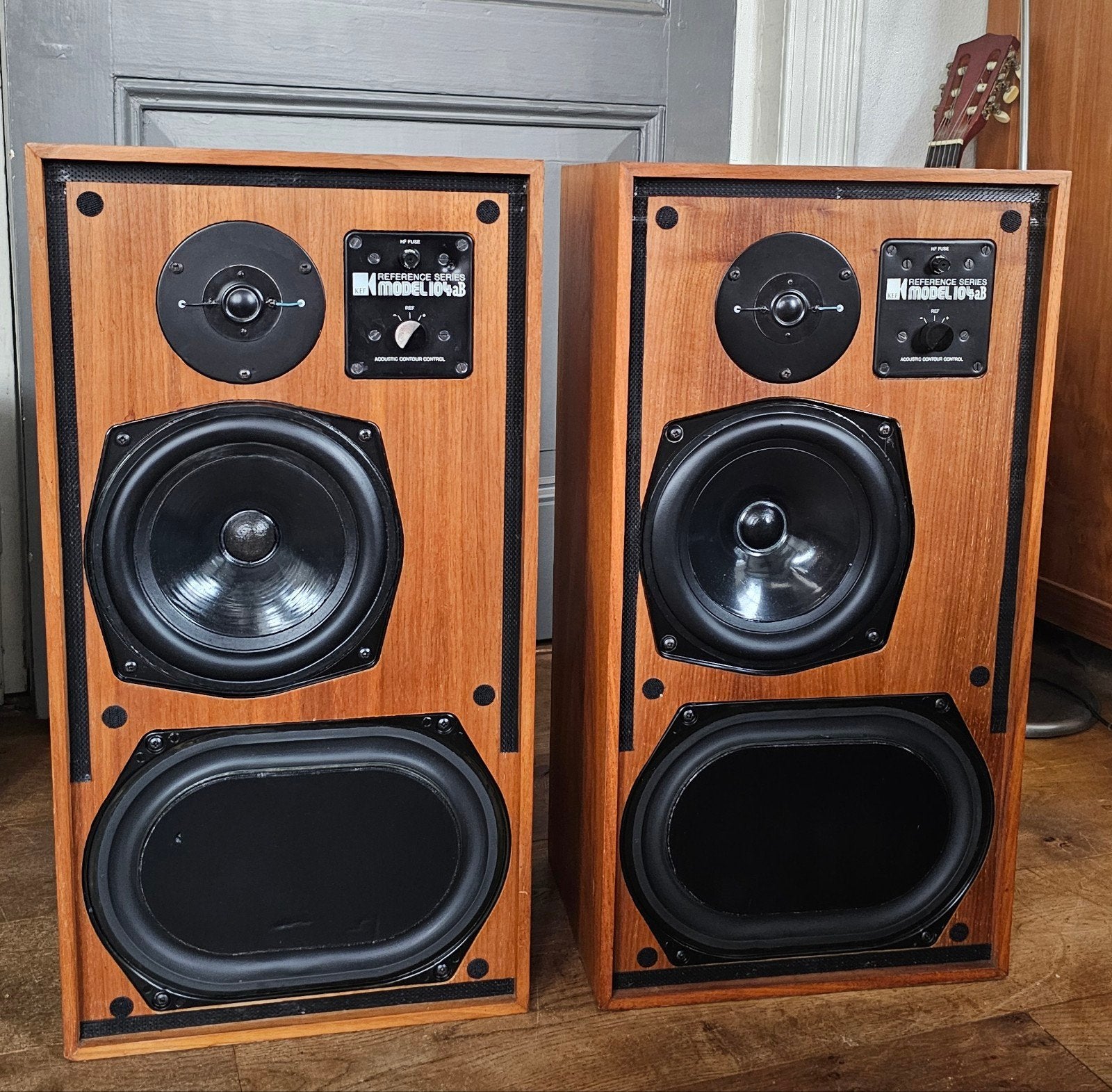 KEF 104 AB Reference vintage legendes, refurbished, topstaat, Ophalen, Stereo speakers, 120 tot 150 watt, Refurbished
