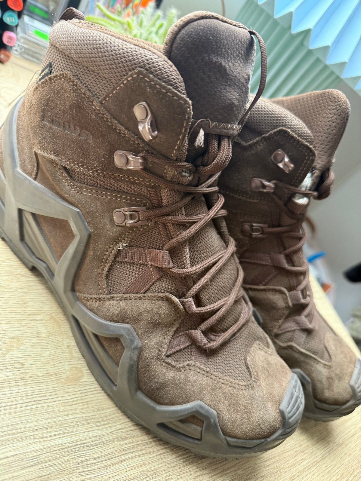 Lowa Zephyr MK2 GTX Mid Wandelschoenen - Maat 45, Ophalen of Verzenden, Gebruikt, Schoenen