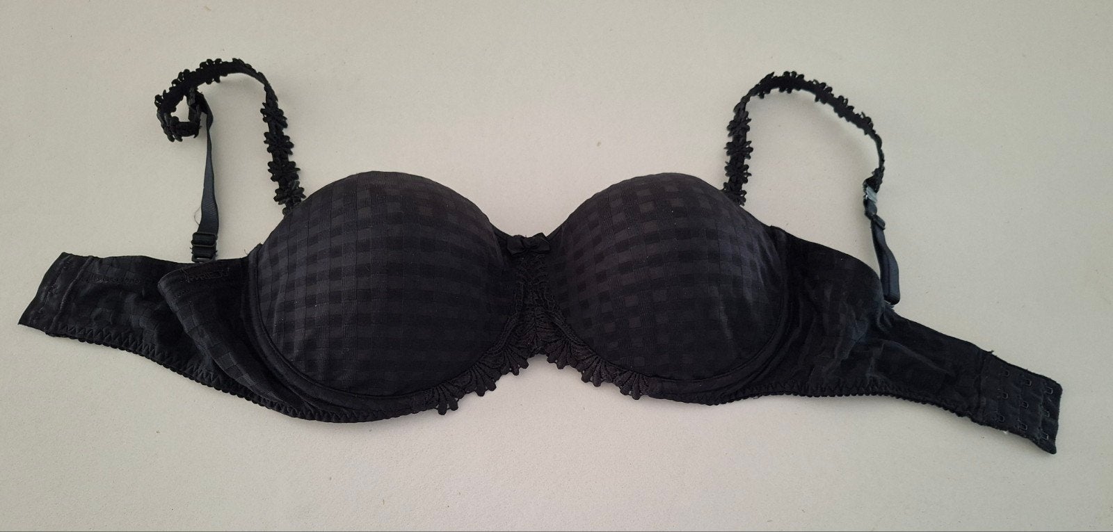 Marie Jo Zwarte Strapless BH - Maat 80E, Marie Jo, Ophalen of Verzenden, Zwart, BH