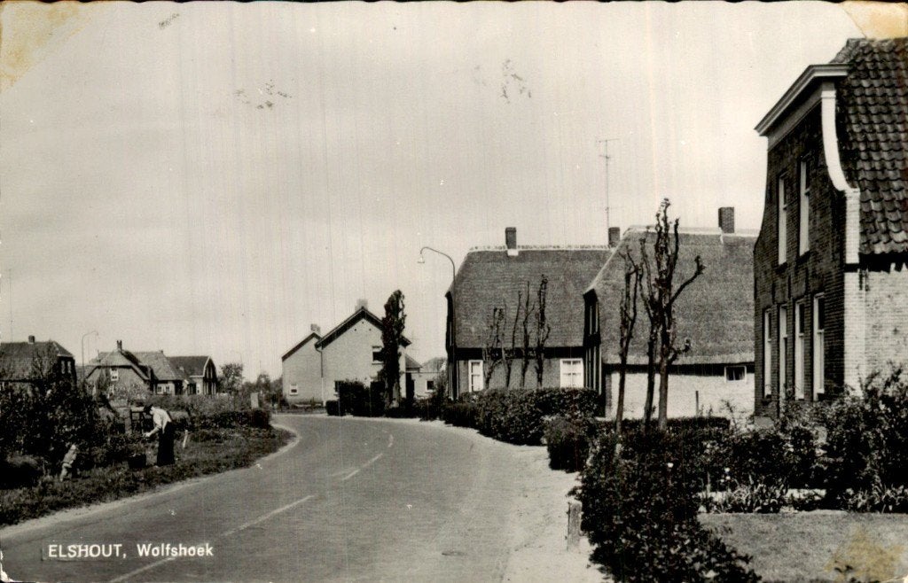 Elshout - Wolfshoek - gezicht, Ophalen of Verzenden, 1960 tot 1980, Gelopen, Noord-Brabant
