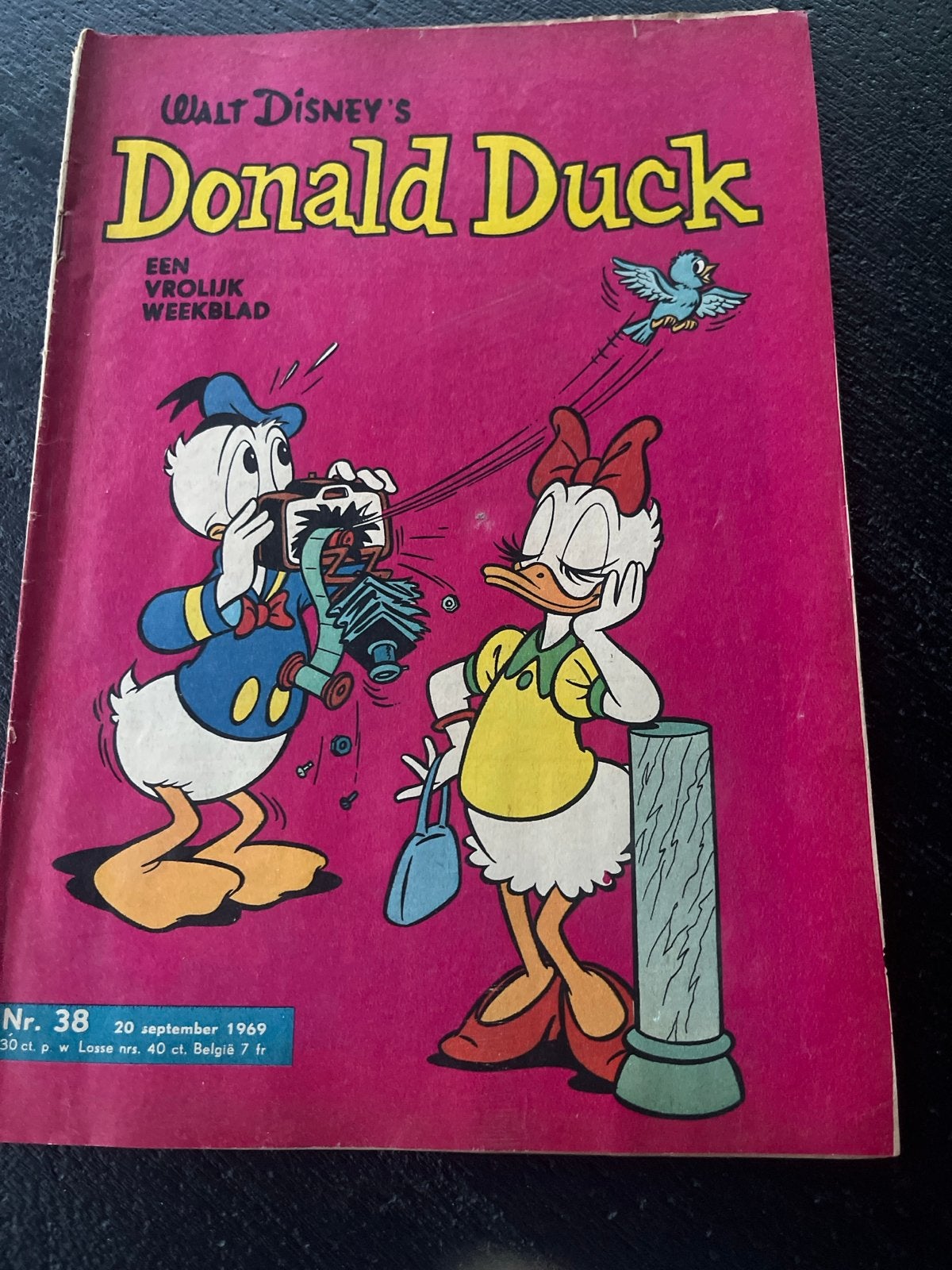 Donald Duck Weekblad Nr. 38 - 20 september 1969, Boeken, Eén stripboek, Ophalen of Verzenden, Gelezen