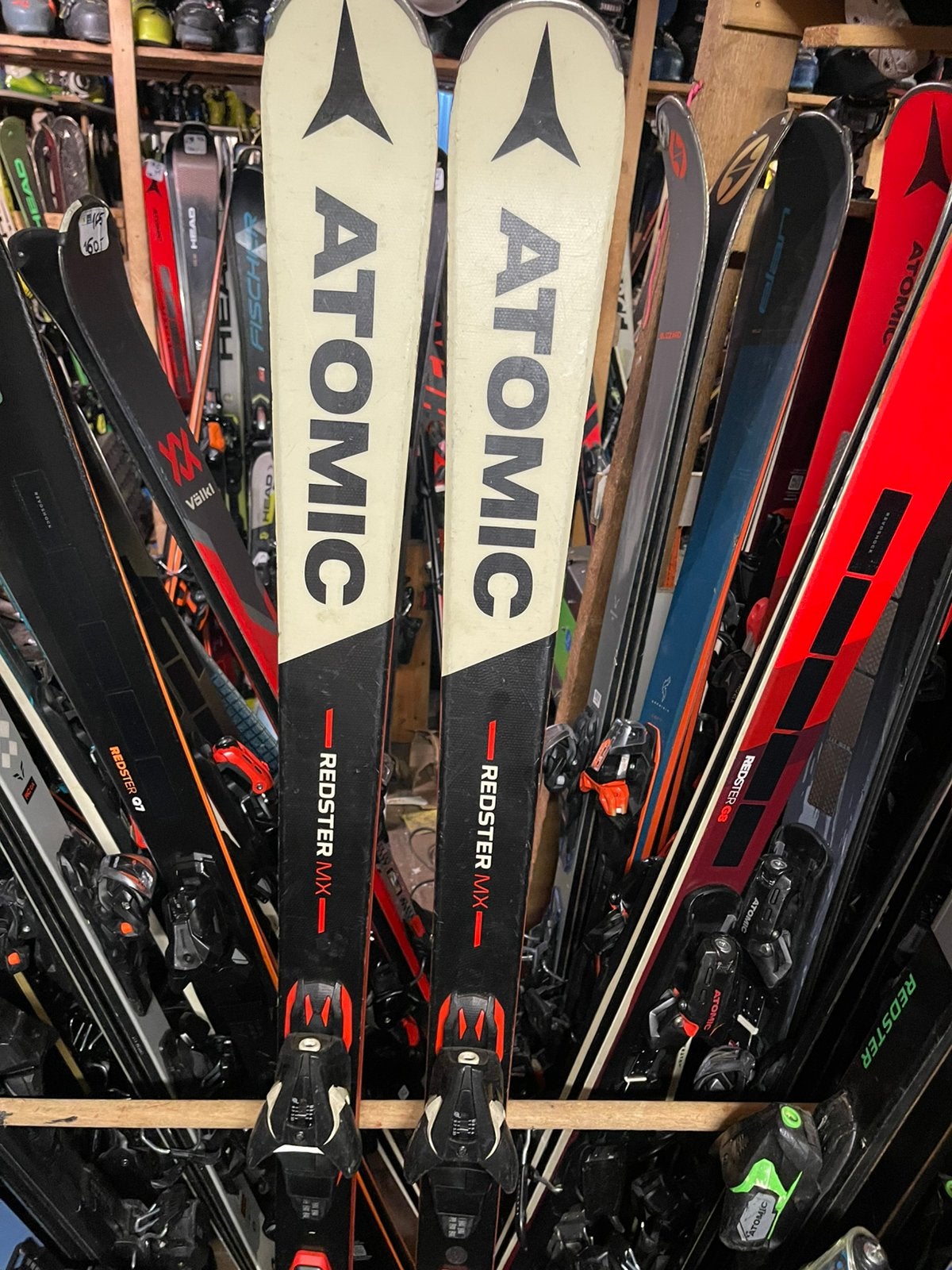 173cm ATOMIC TEDSTER MX CARVE SKIS, 160 tot 180 cm, Ophalen of Verzenden, Zo goed als nieuw, Carve